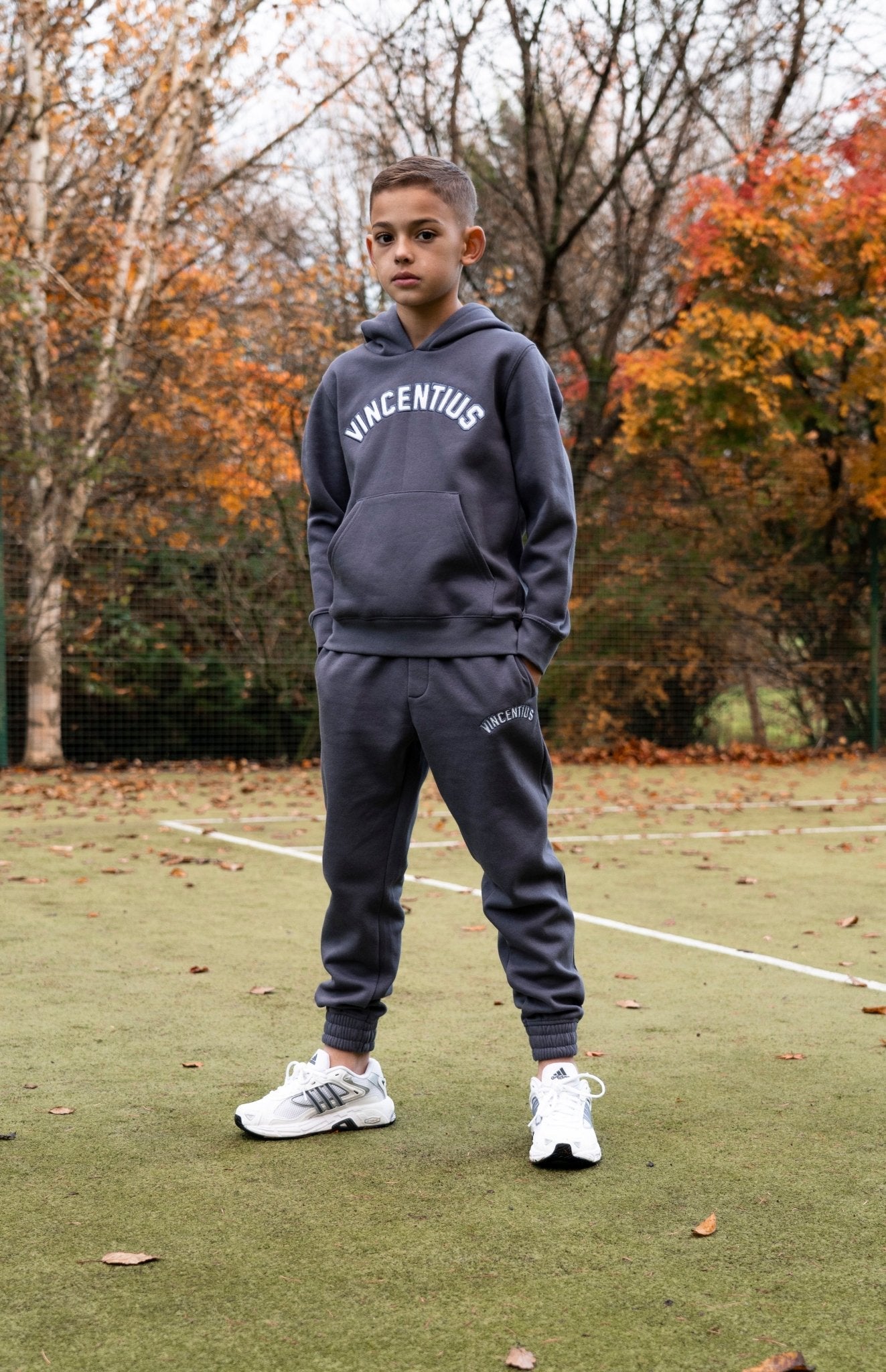 Boys Applique Tracksuit - Airforce Blue - Vincentius