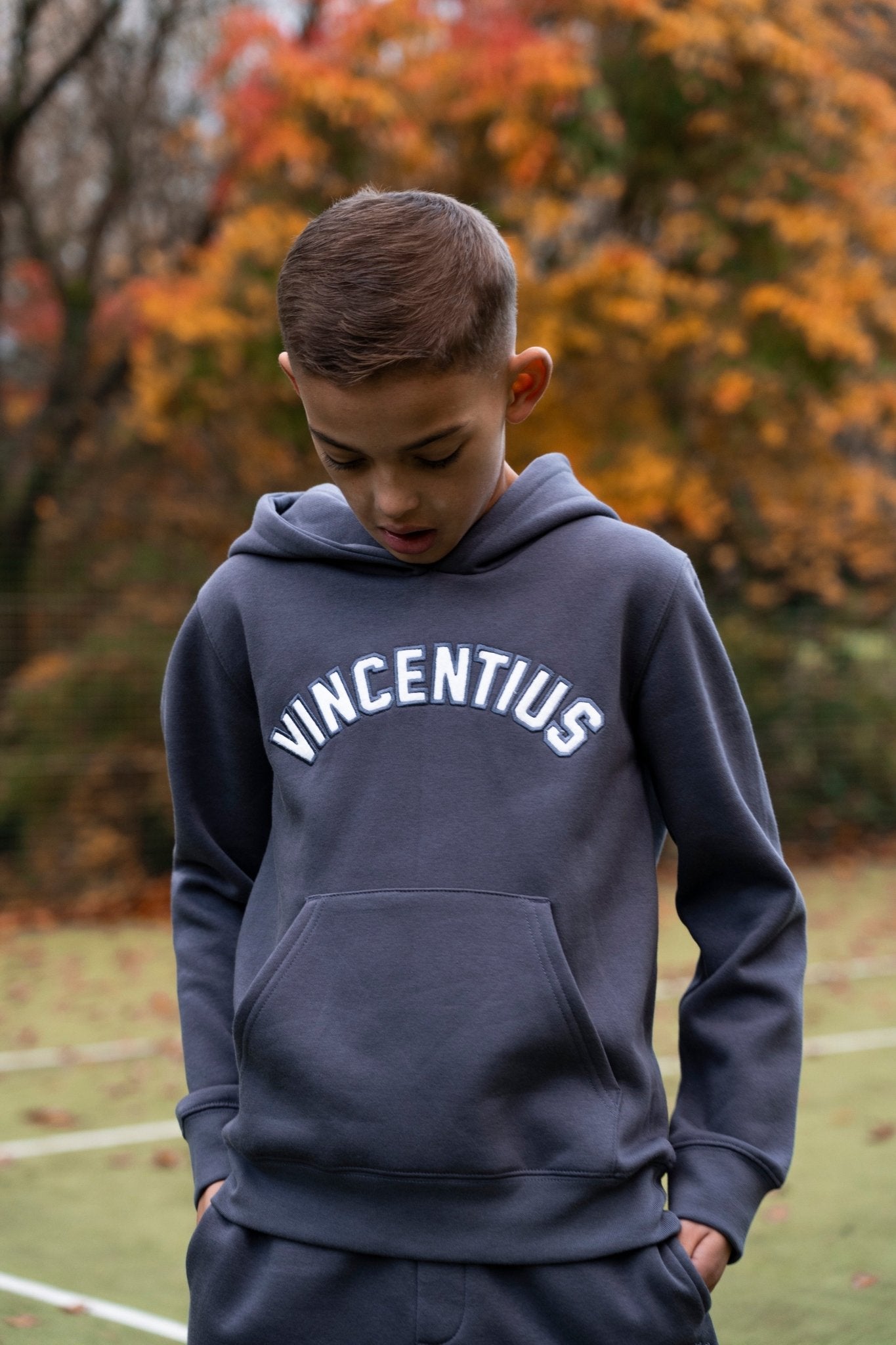 Boys Applique Tracksuit - Airforce Blue - Vincentius
