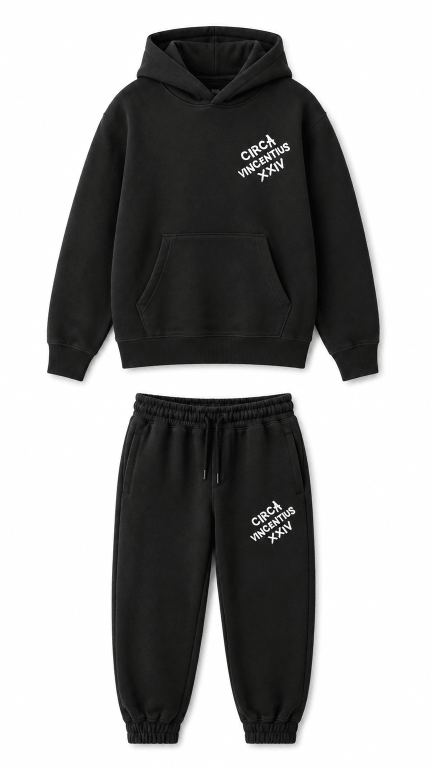 Boy's Circa XX1V Tracksuit - Black - Vincentius