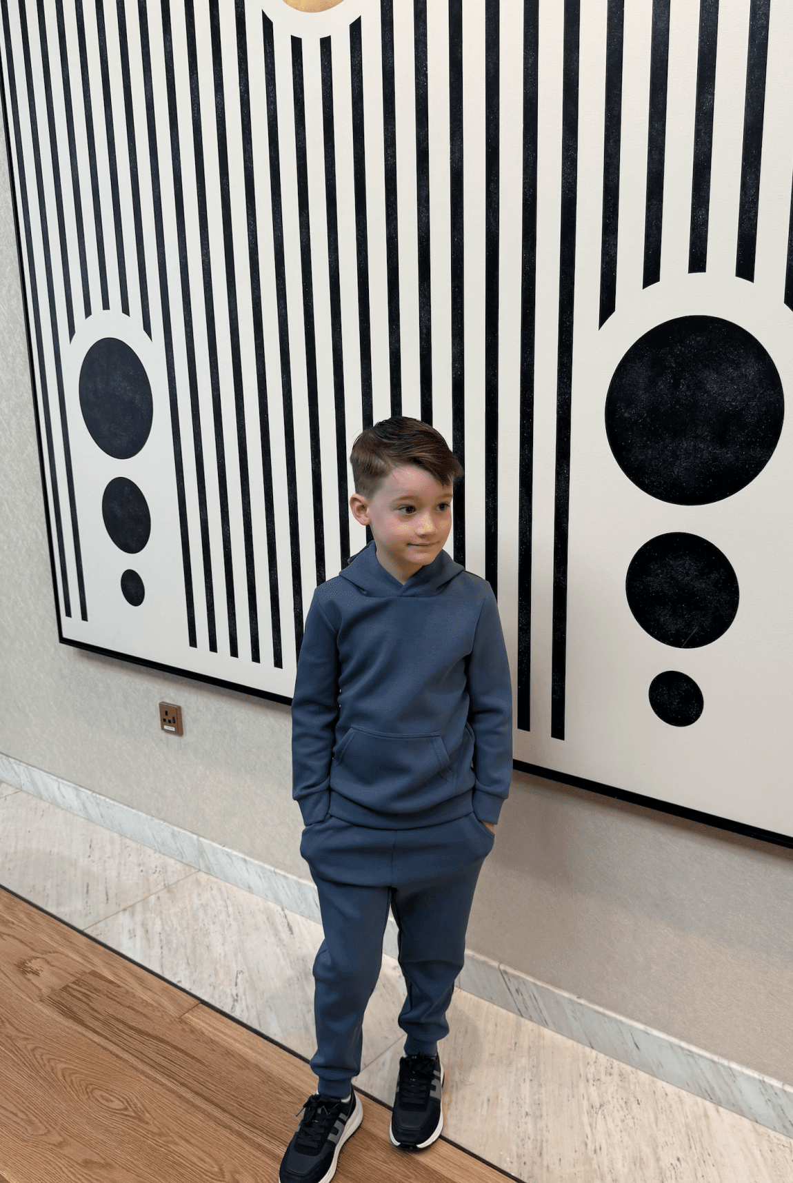 Boys Commuter Tracksuit - Airforce - Vincentius