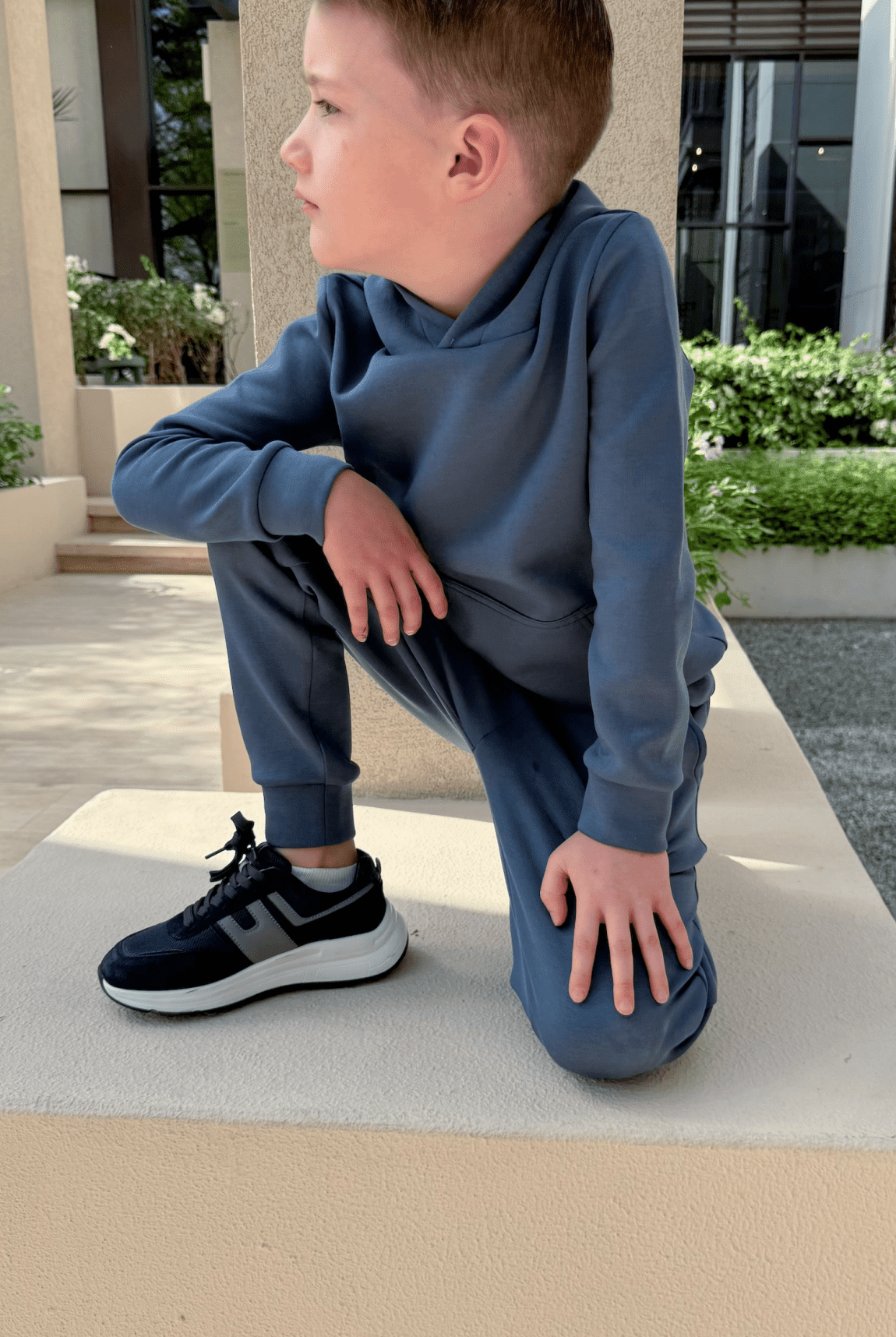 Boys Commuter Tracksuit - Airforce - Vincentius