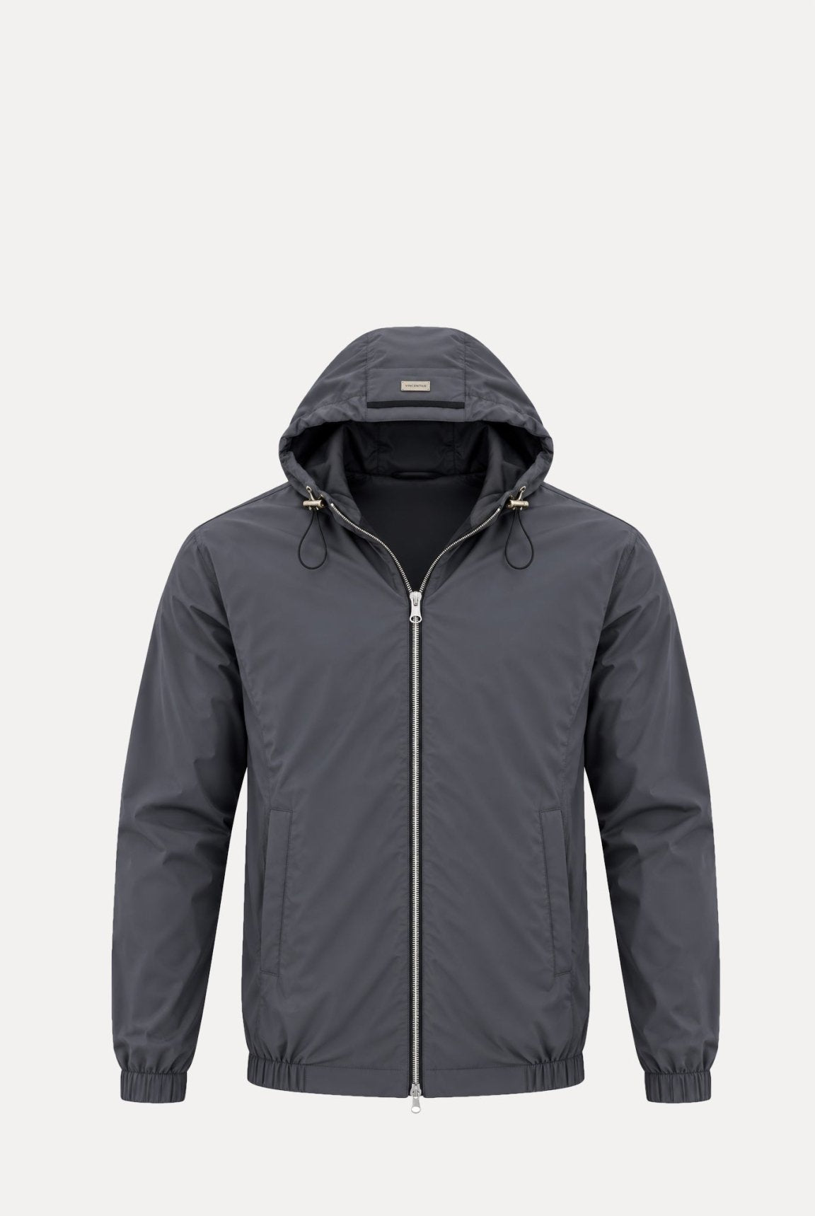 Boy's Hooded Commuter Reverse Jacket - Graphite/Black - Vincentius