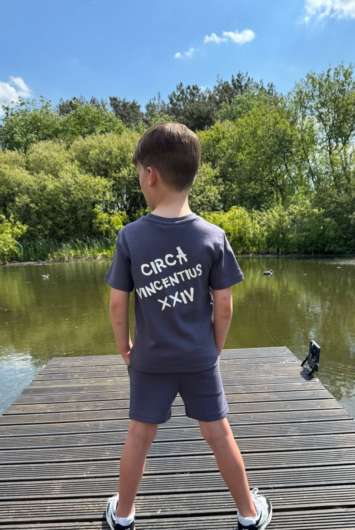 Boy's Relaxed Circa XXIV Lounge Set - Air Force - Vincentius