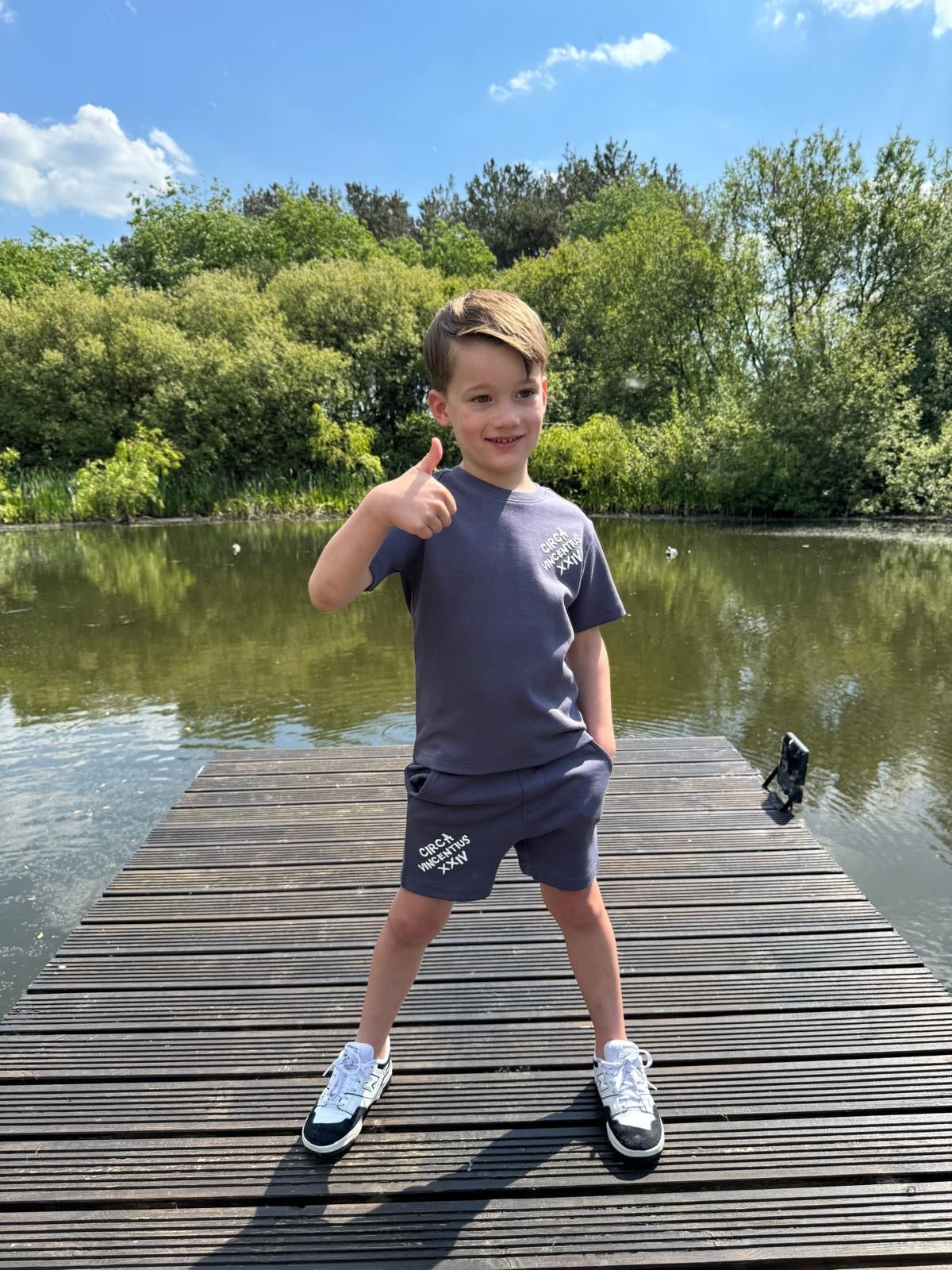 Boy's Relaxed Circa XXIV Lounge Set - Air Force - Vincentius