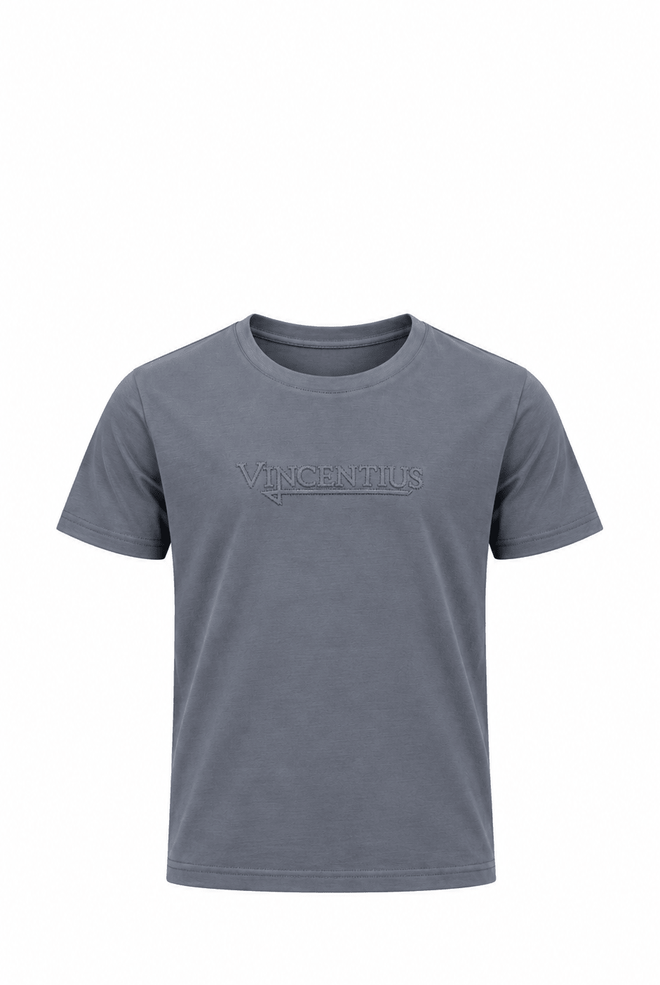 Boy's Serif Embossed T-Shirt - Ombre - Vincentius