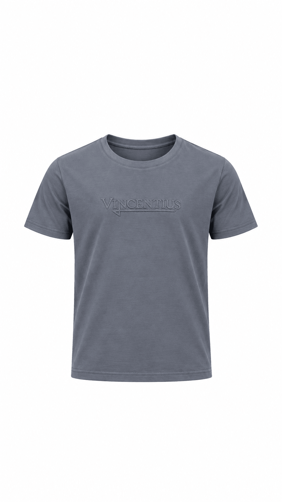 Boy's Serif Embossed T-Shirt - Ombre - Vincentius
