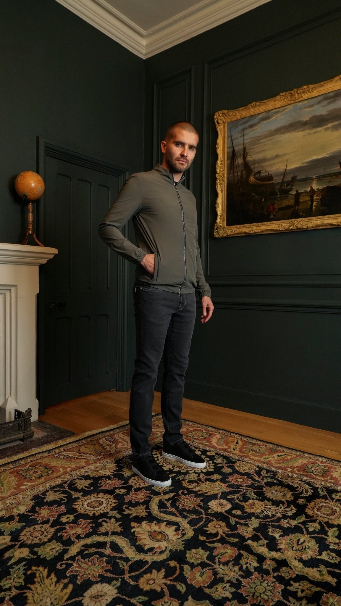 Commuter Reverse Jacket - Olive/Black - Vincentius