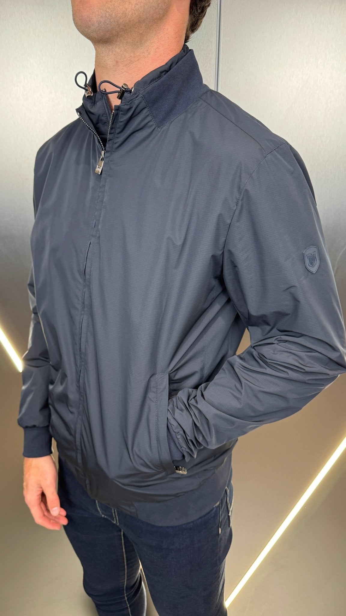 Double Layer Jacket - Navy - Vincentius