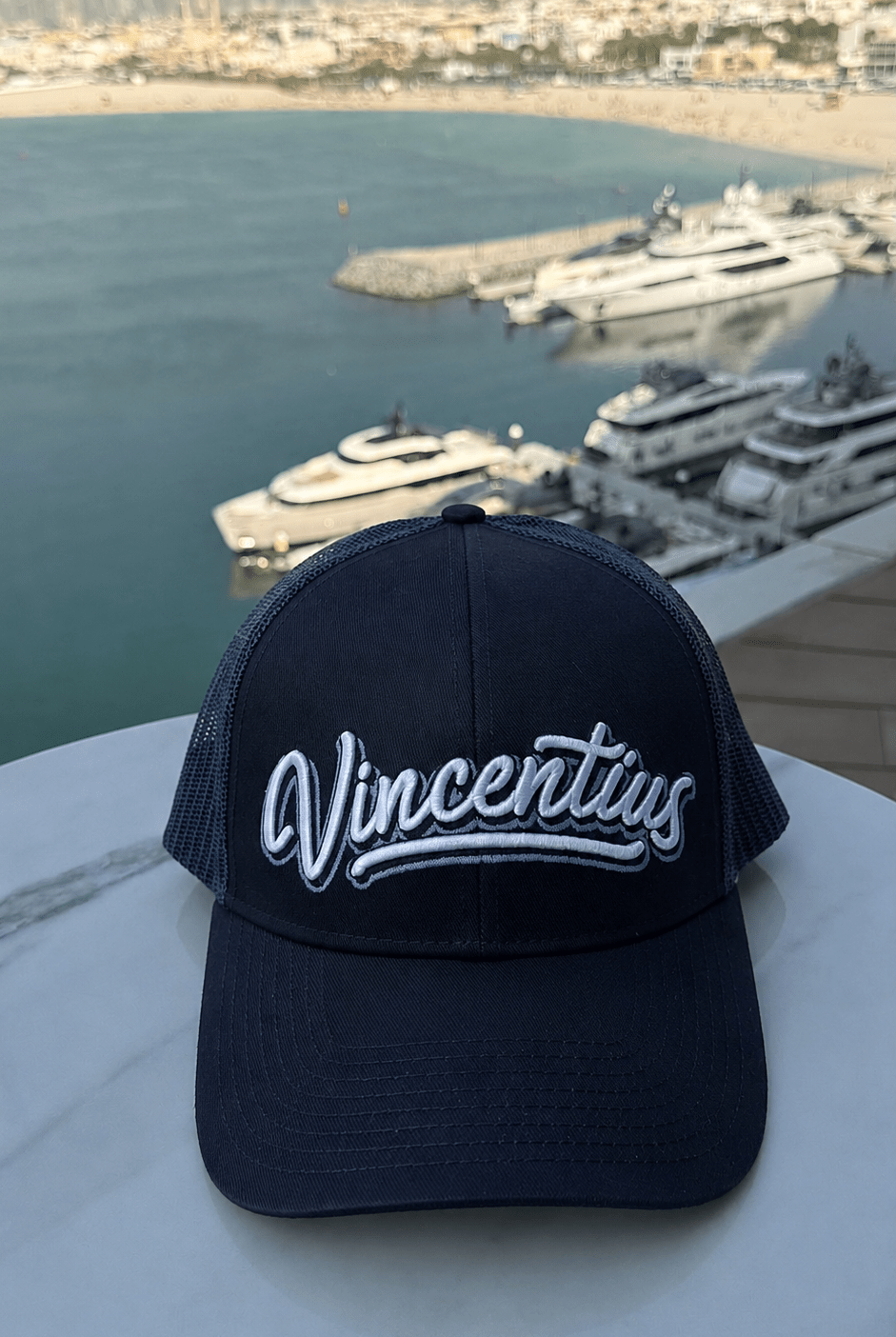 Graffiti Trucker Cap - Navy - Vincentius