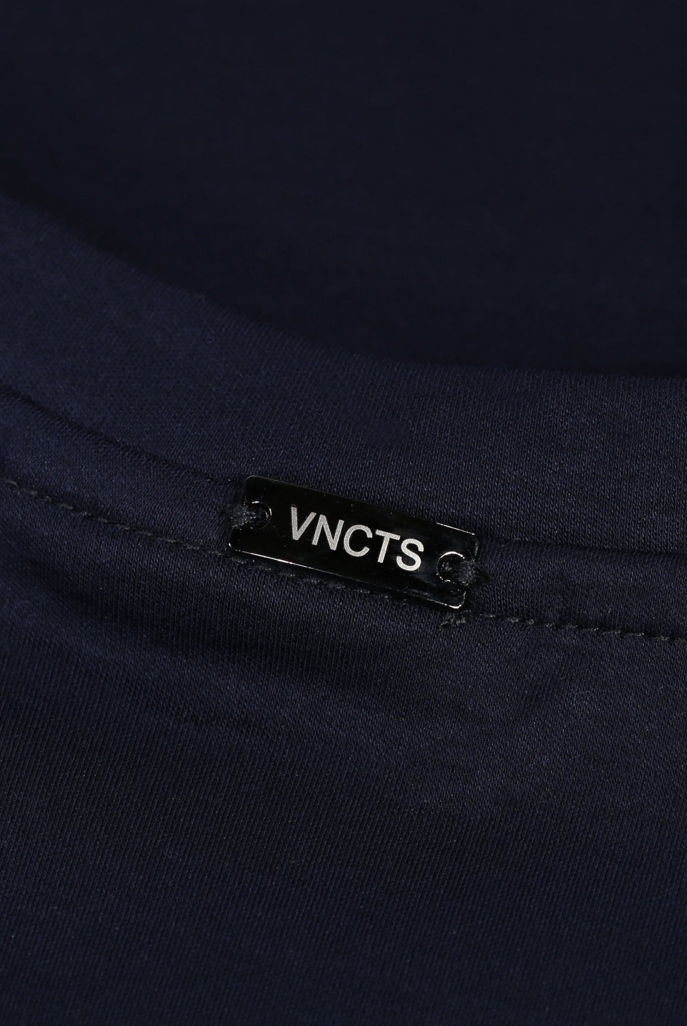 Luxury Mercerised Pocket Logo T-Shirt - Navy - Vincentius