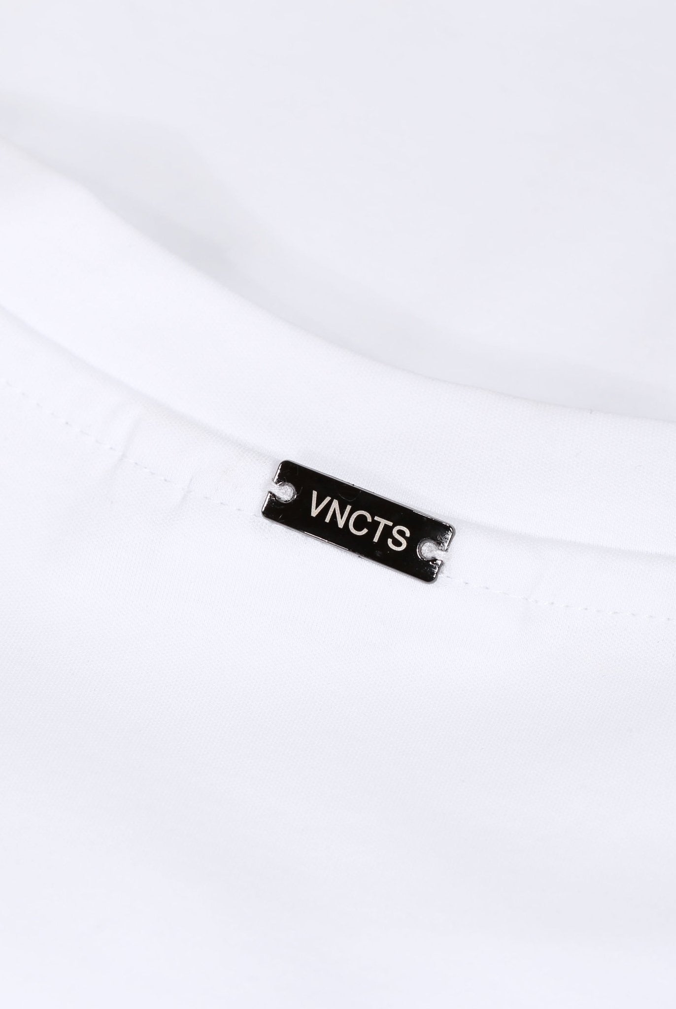 Luxury Mercerised Pocket Logo T-Shirt - White - Vincentius
