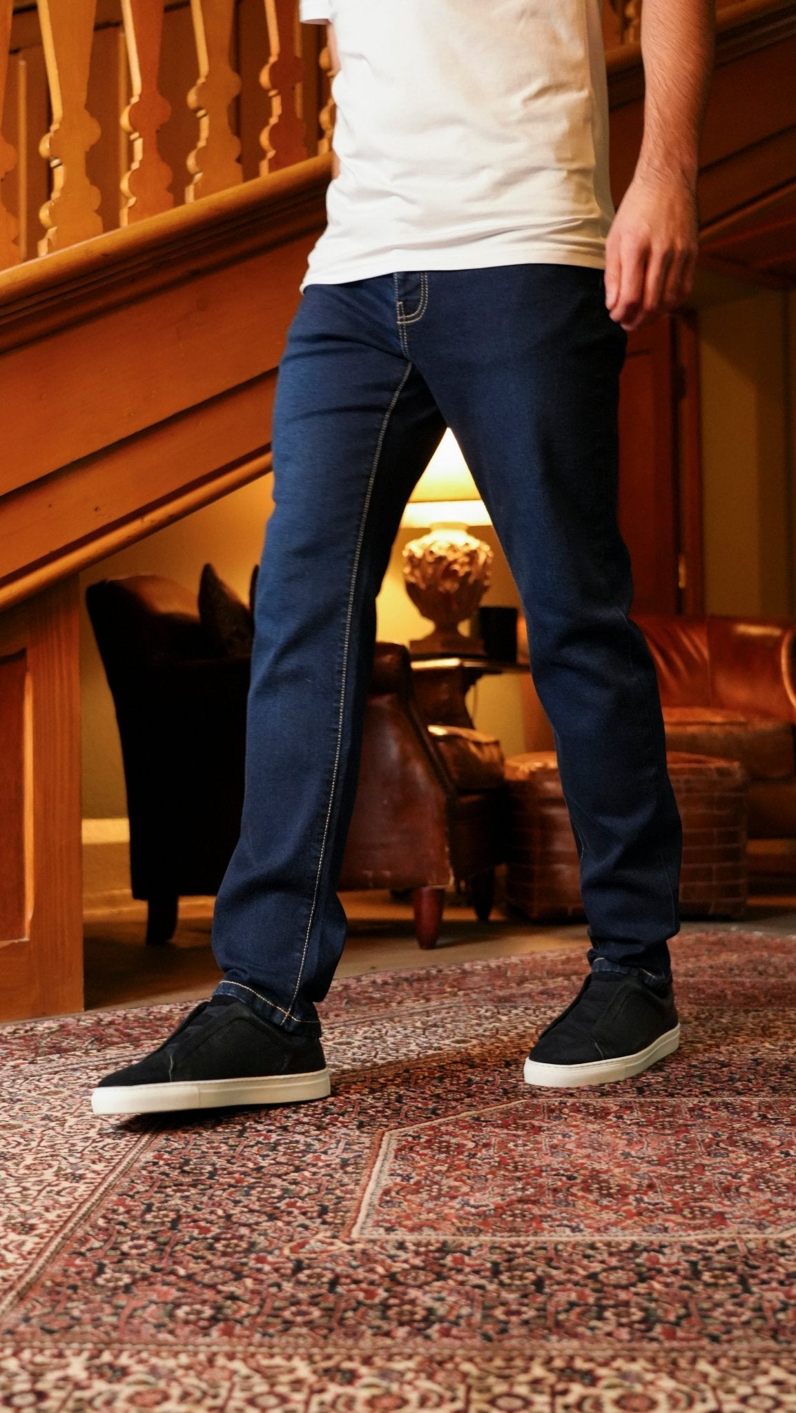 Super Luxury Edition Denim Jeans - Dark Stone - Vincentius