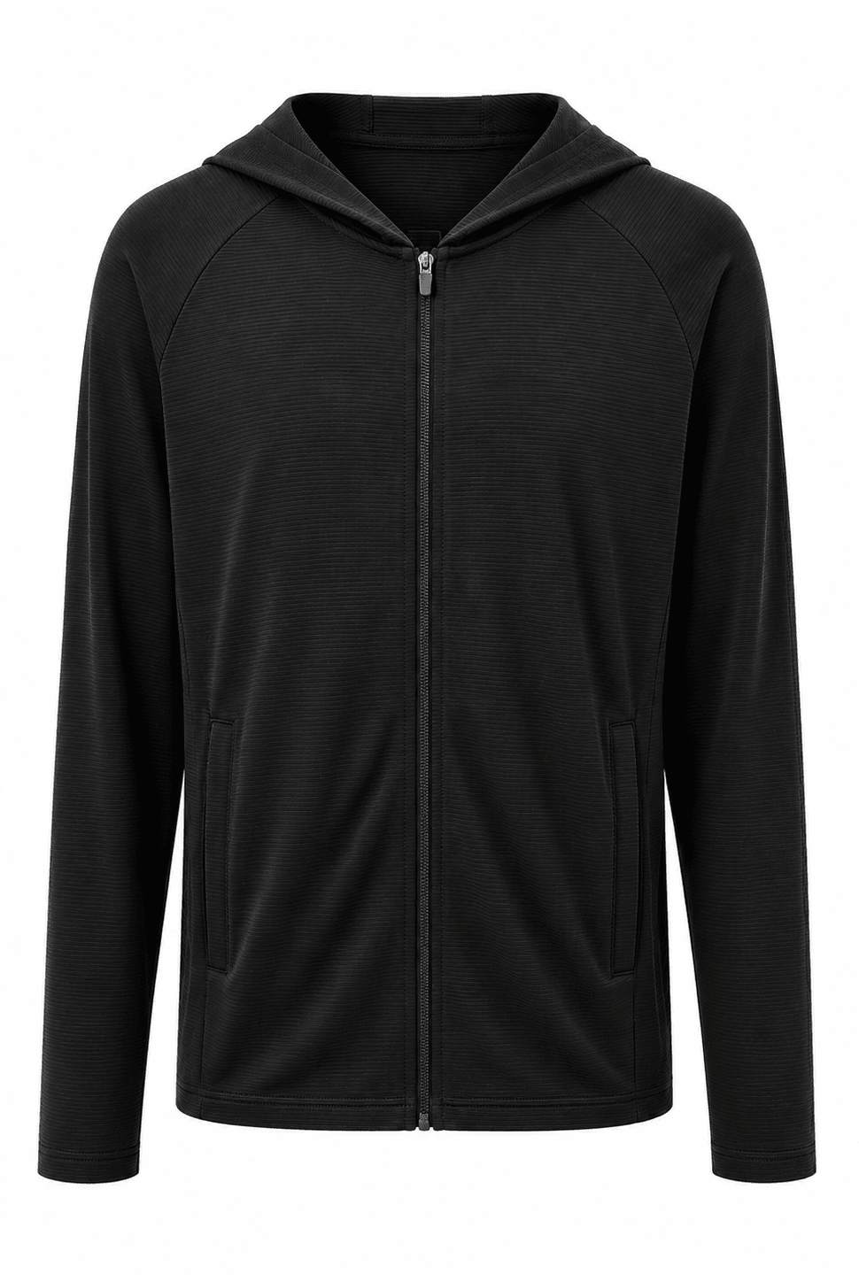 Transitional Performance Full Zip Hoodie - Black - Vincentius