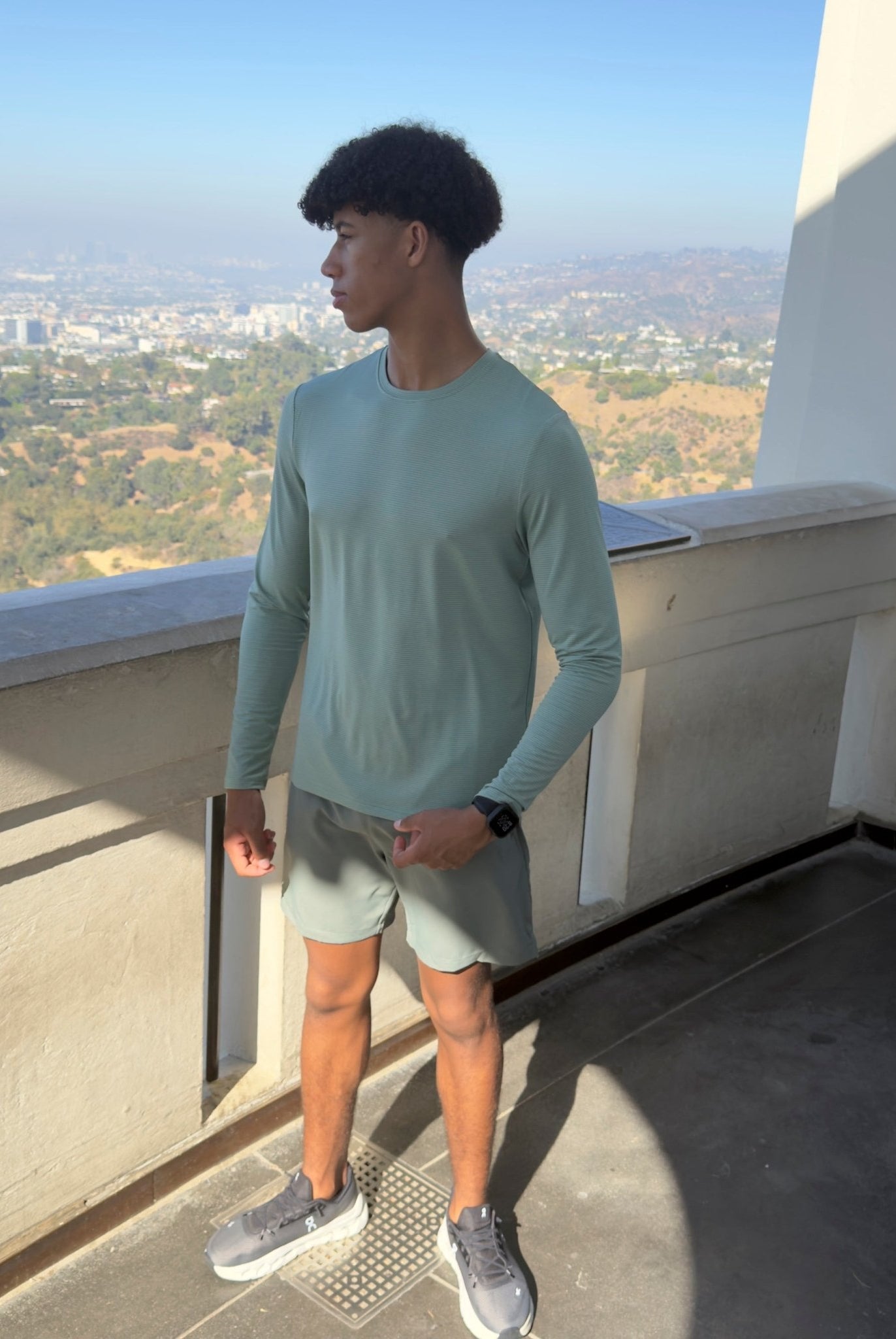Transitional Performance Long Sleeve Tee - Mint - Vincentius