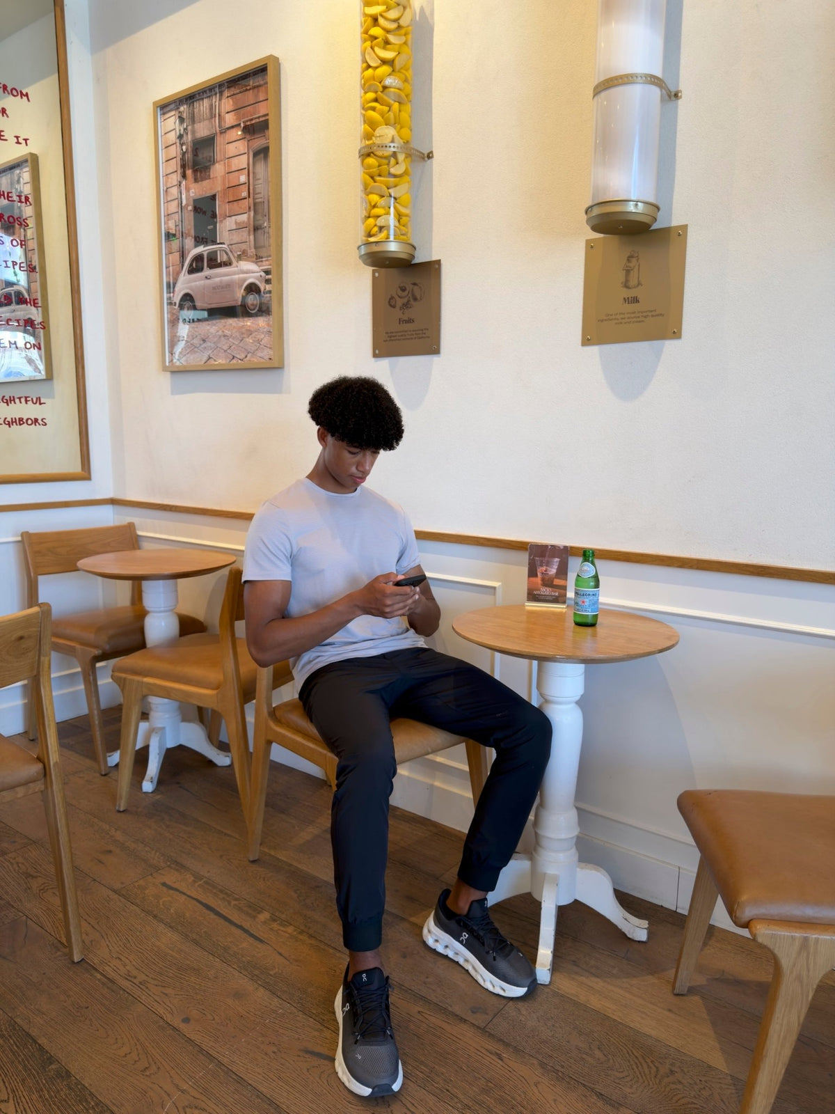 Transitional Performance Tee - Cement - Vincentius