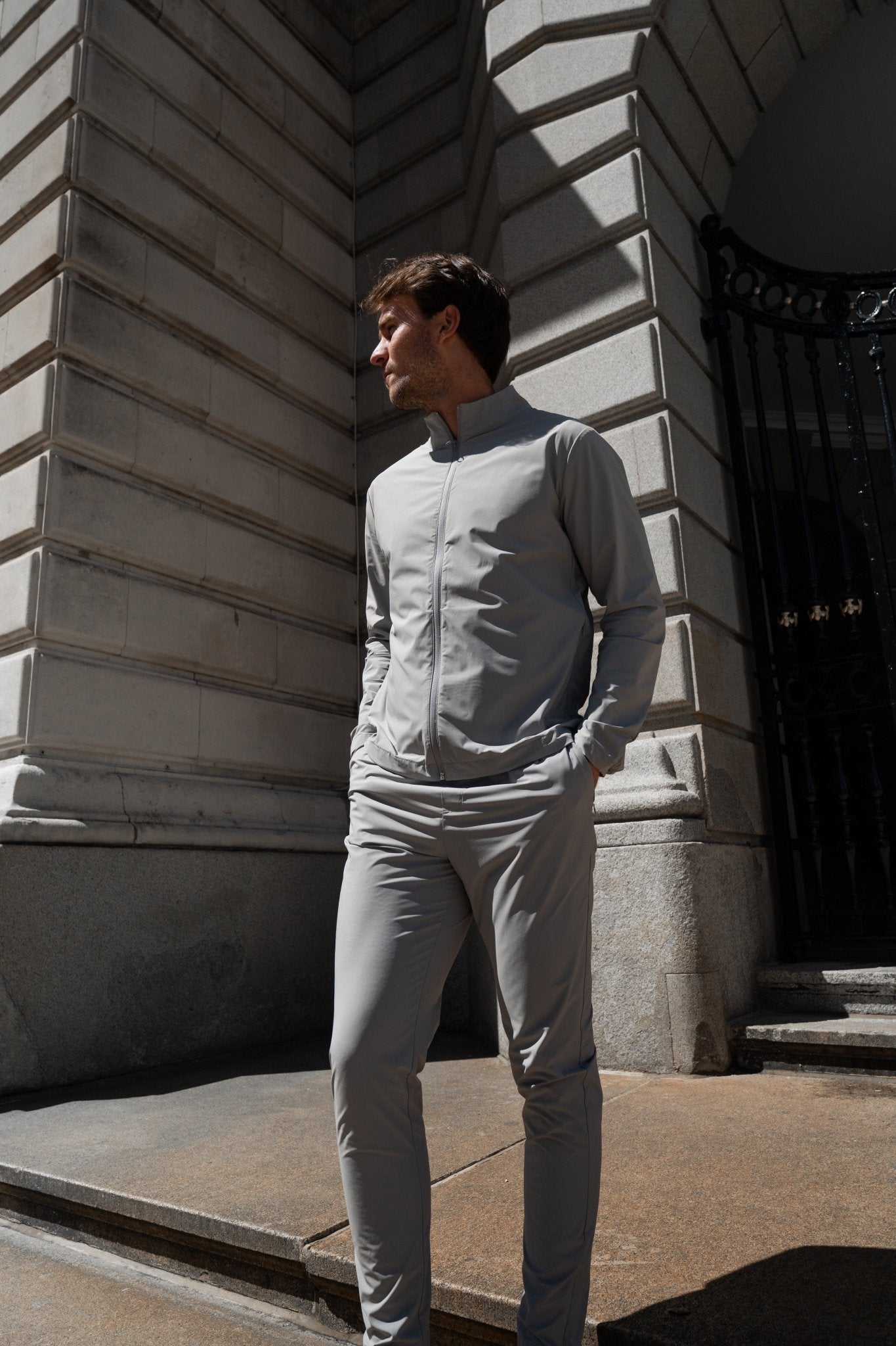Transitional Track Pant - Light Grey - Vincentius