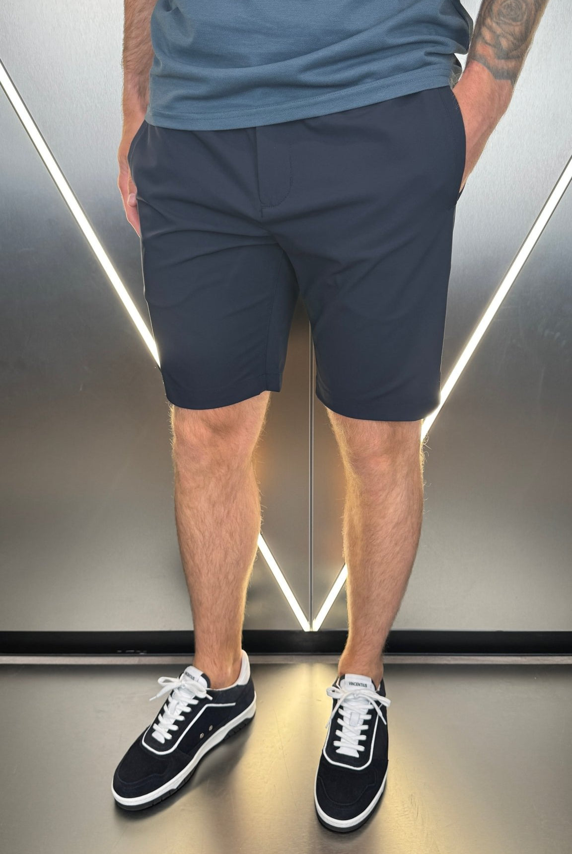 Vincentius Commuter Shorts - Dark Navy - Vincentius