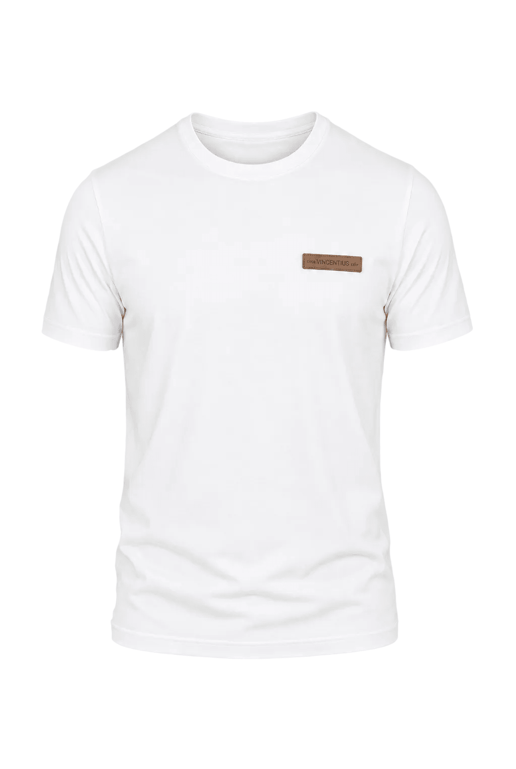 Vincentius Leather logo T-Shirt - White - Vincentius