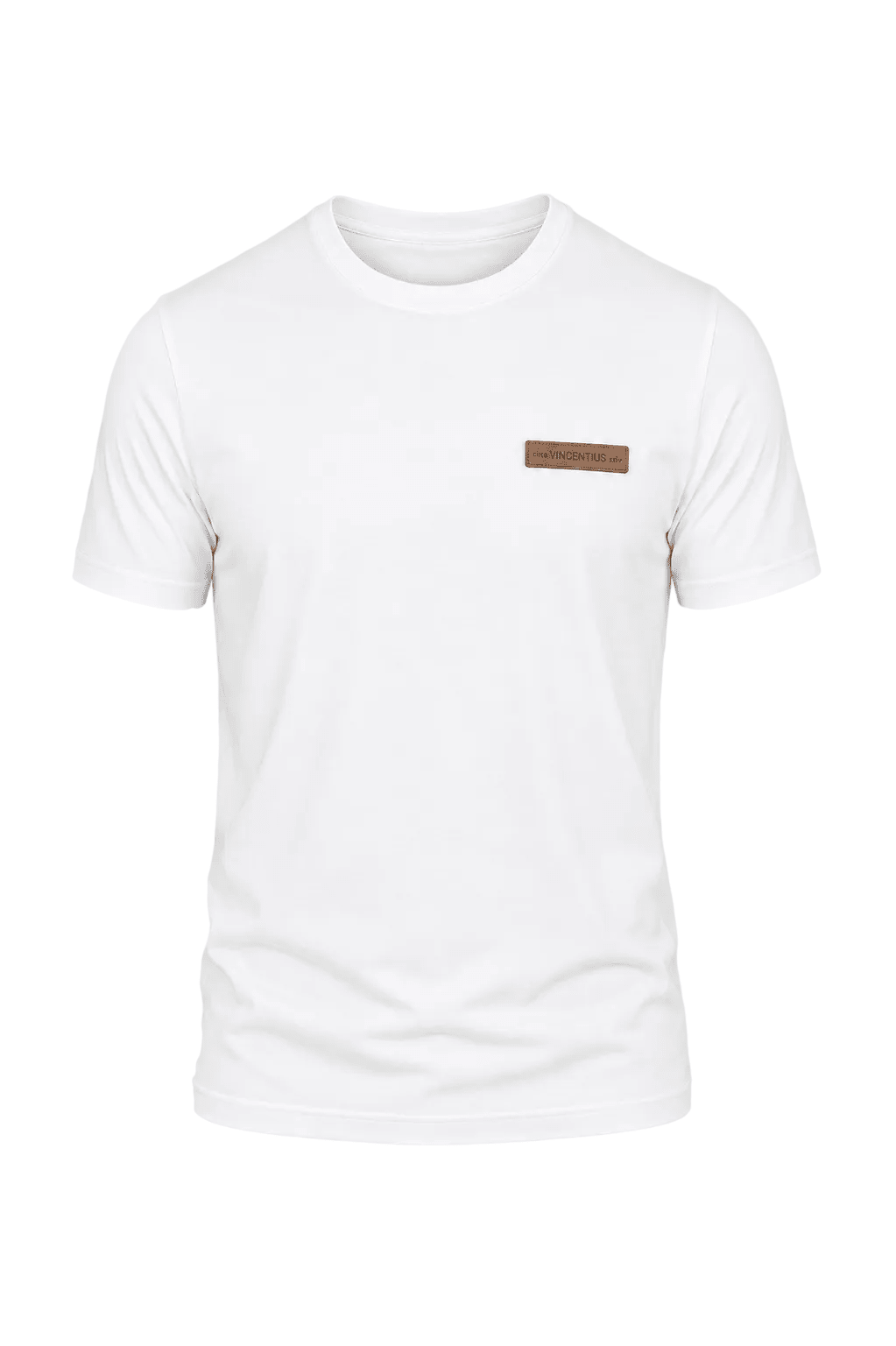 Vincentius Leather logo T-Shirt - White - Vincentius