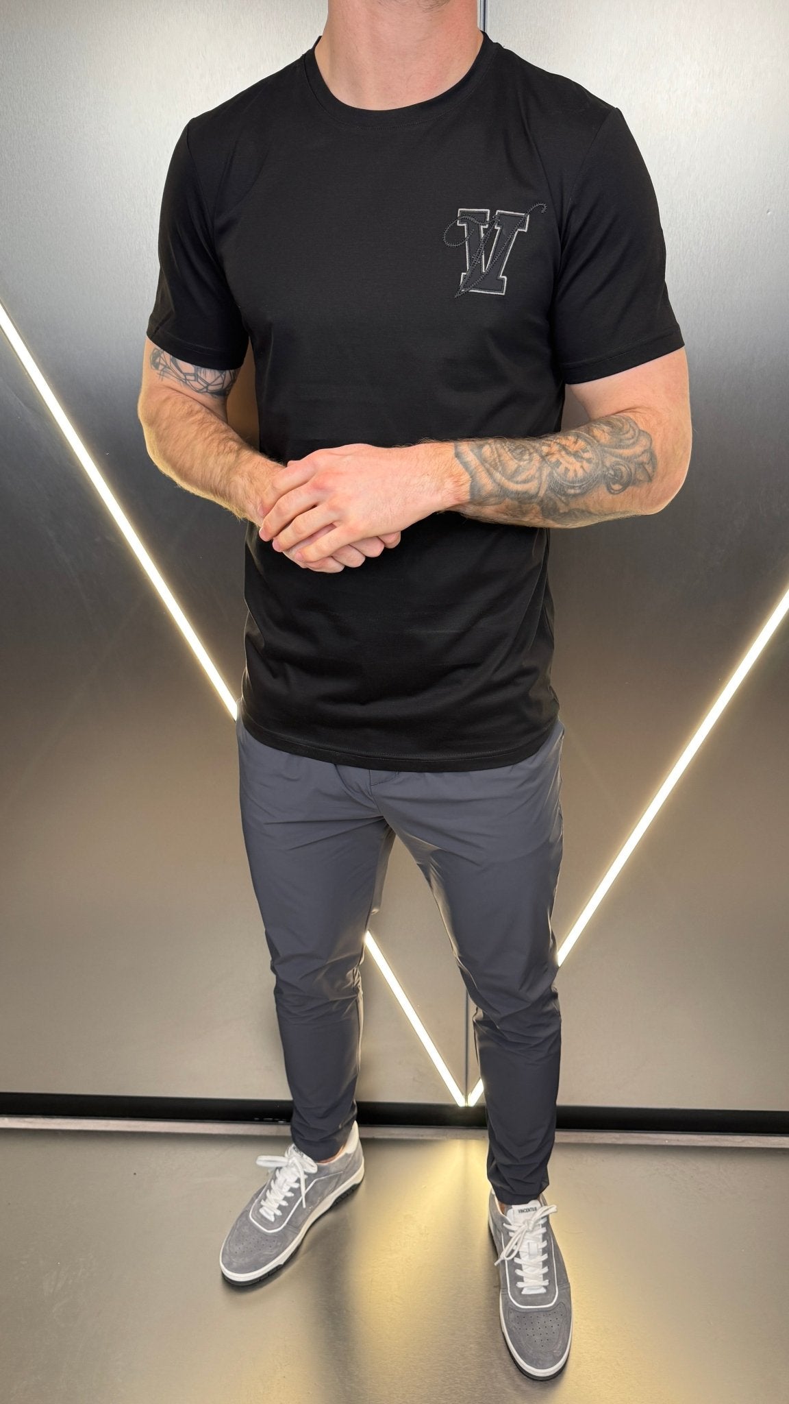 Vincentius Varsity Luxe T-Shirt - Black - Vincentius