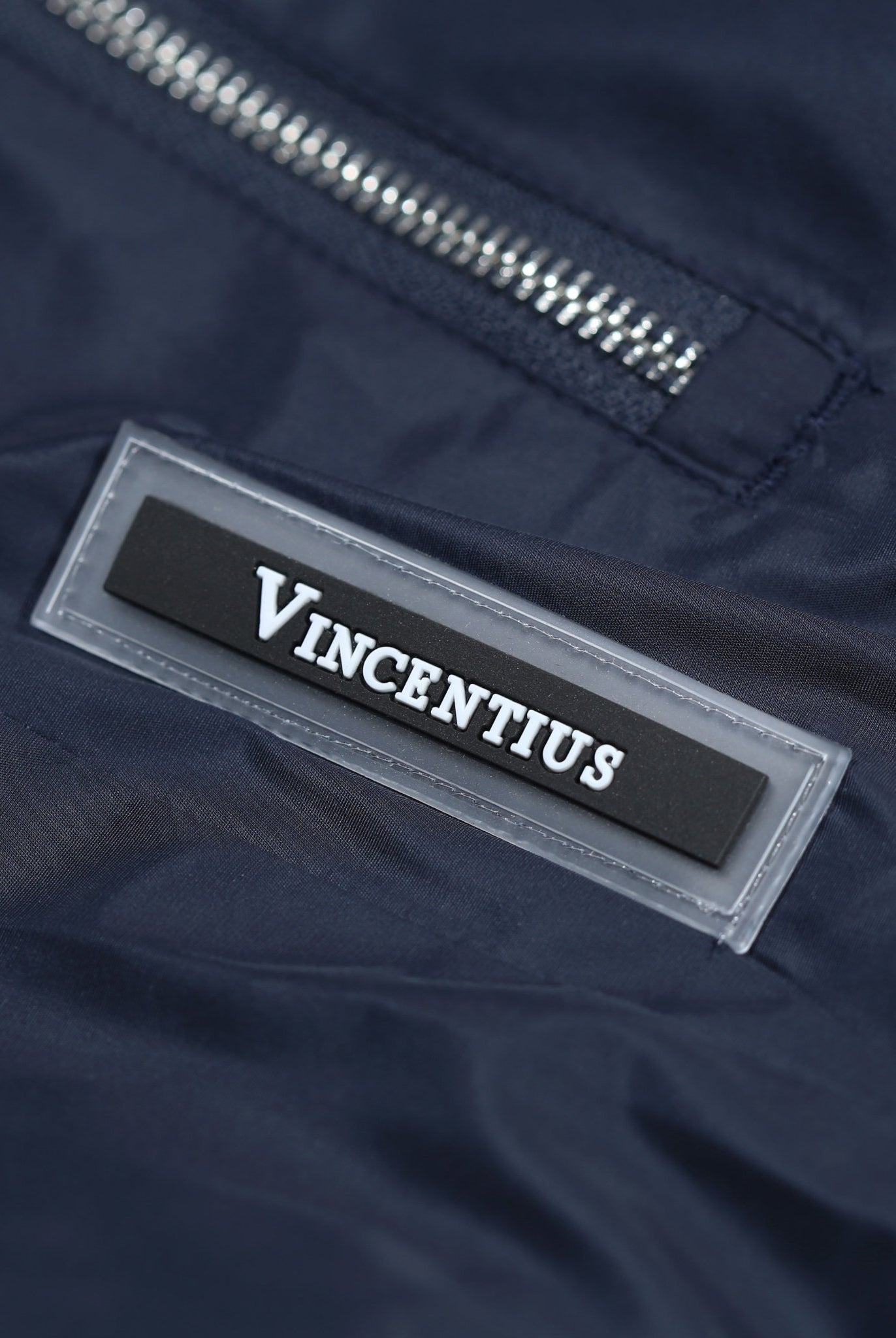 Navy-Black Reverse Tech Jacket - Vincentius