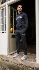 Applique Every Day Tracksuit - Navy/White - Vincentius