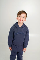 Boy's Applique Tracksuit - Air Force - Vincentius