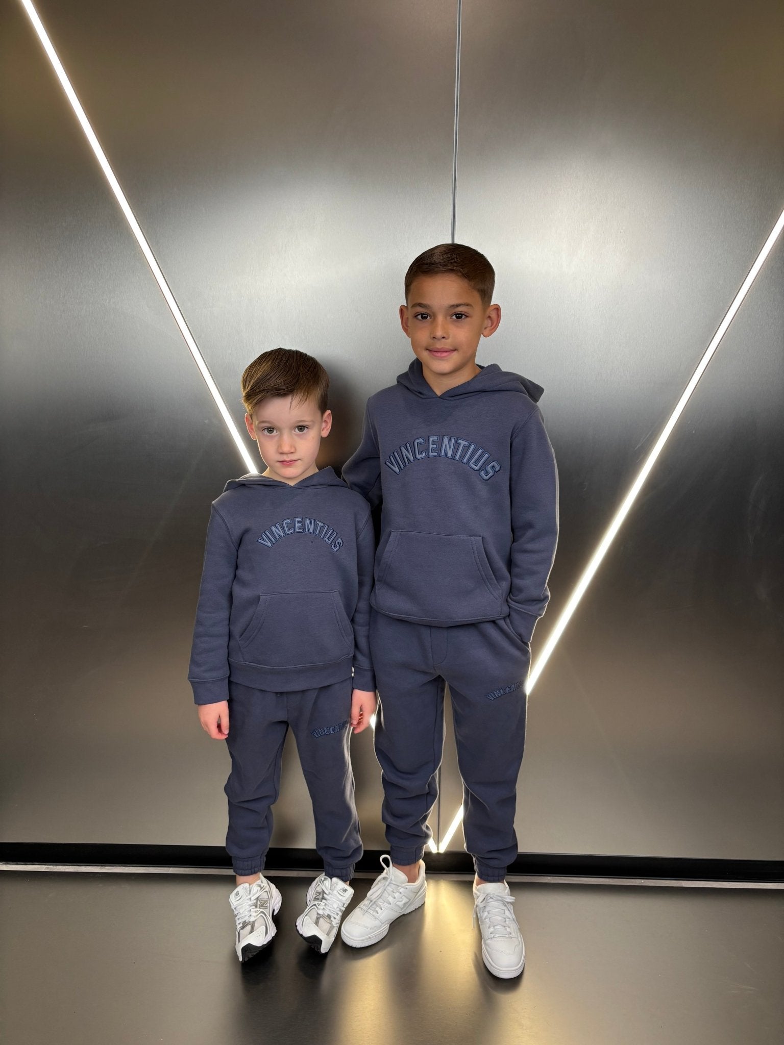 Boy's Applique Tracksuit - Air Force - Vincentius