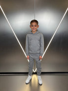 Boy's Applique Tracksuit - Grey Marl - Vincentius