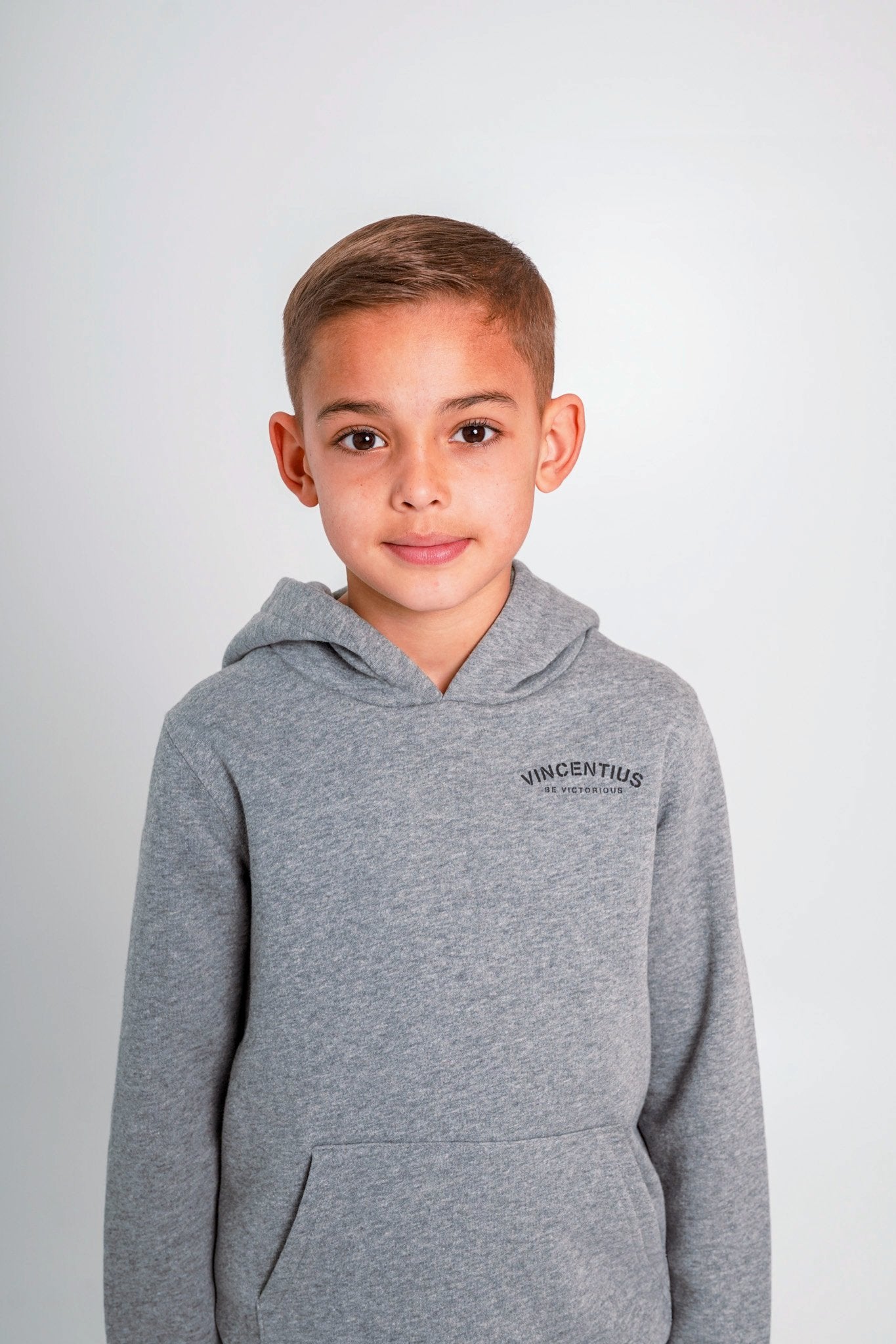 Boy's Be Victorious Tracksuit - Grey - Vincentius