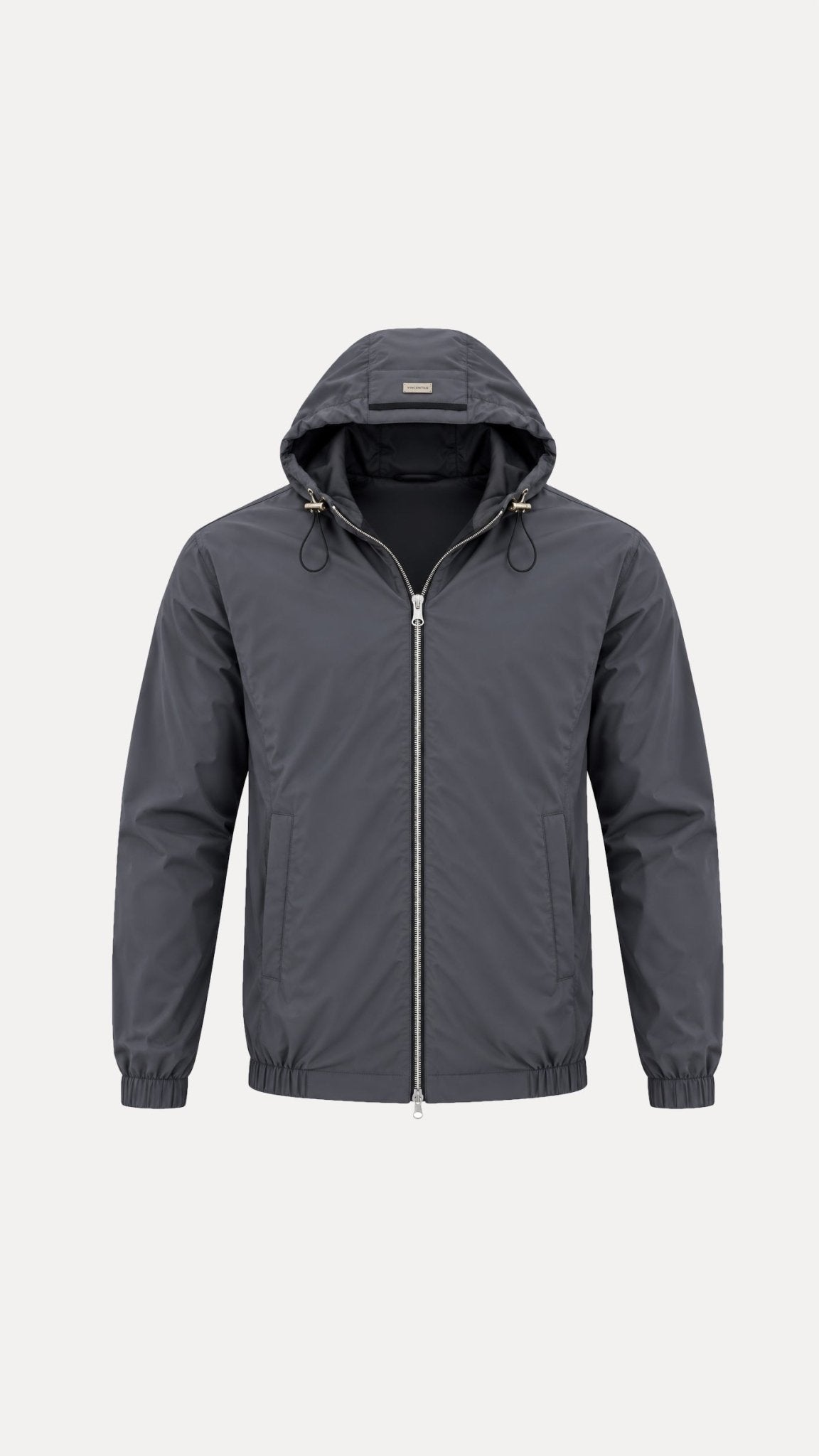 Boy's Hooded Commuter Reverse Jacket - Graphite/Black - Vincentius