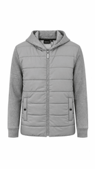Boy's Hybrid Jacket - Grey Marl - Vincentius