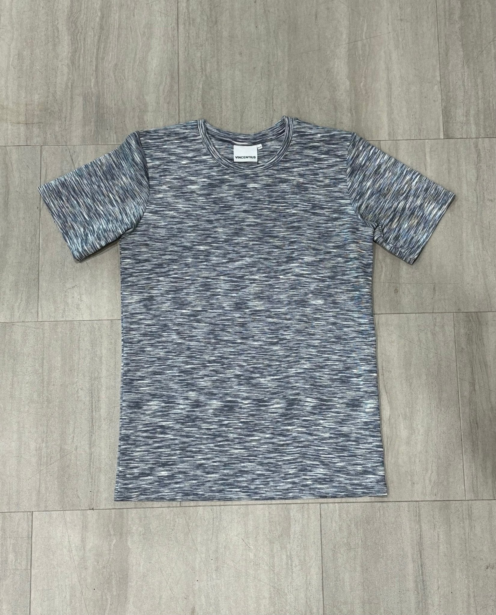 Boys Space Dye V2 Navy T Shirt - Vincentius