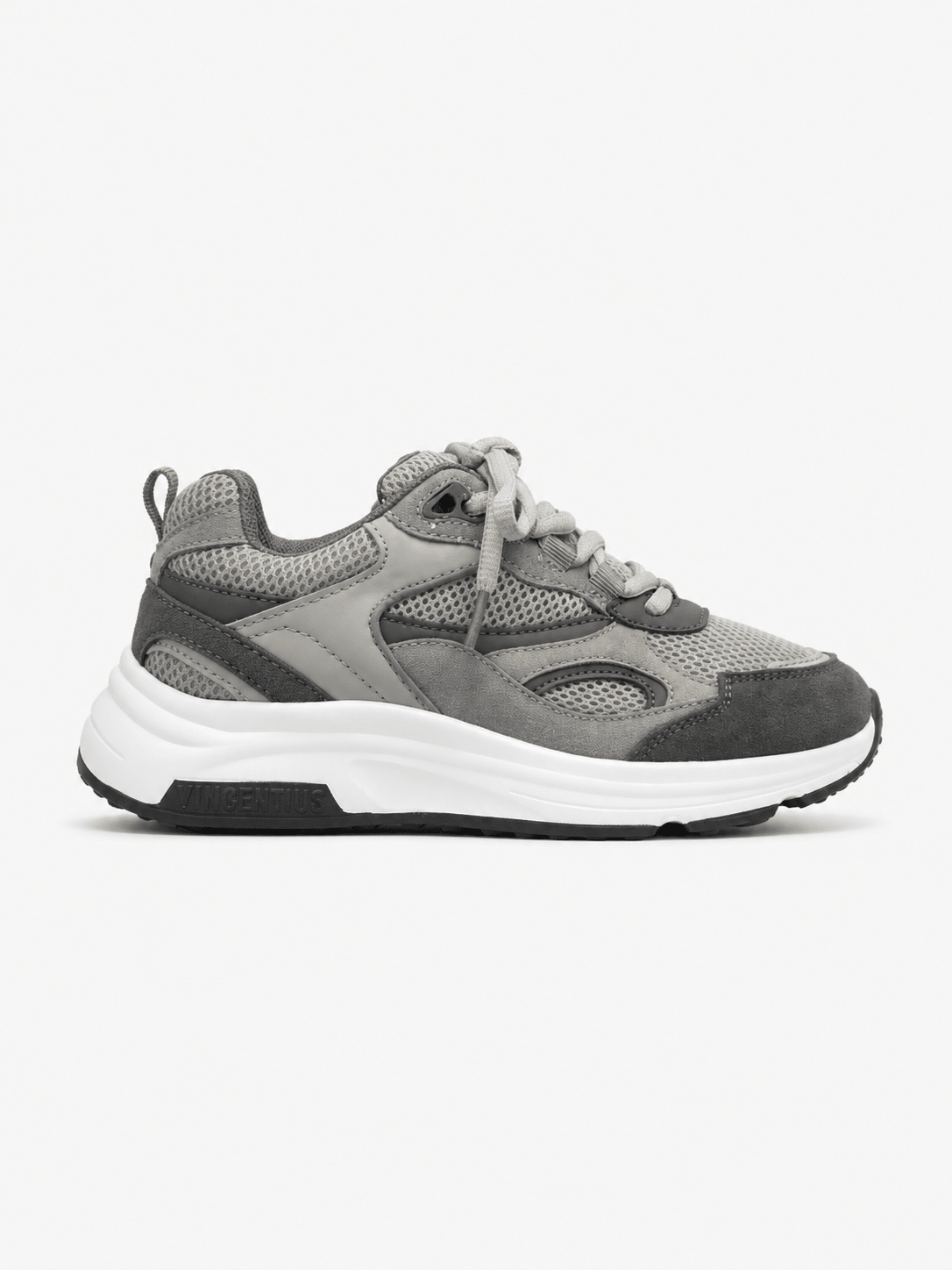 Boys V002 Runner - Grey/Grey - Vincentius