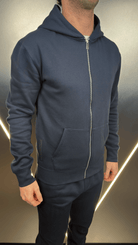 Full Zip Silicone Badge Every Day Tracksuit - Navy - Vincentius
