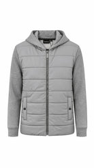 Hybrid Quilted Jacket - Grey Marl (Pre-Order Dispatch 16/9/26) - Vincentius
