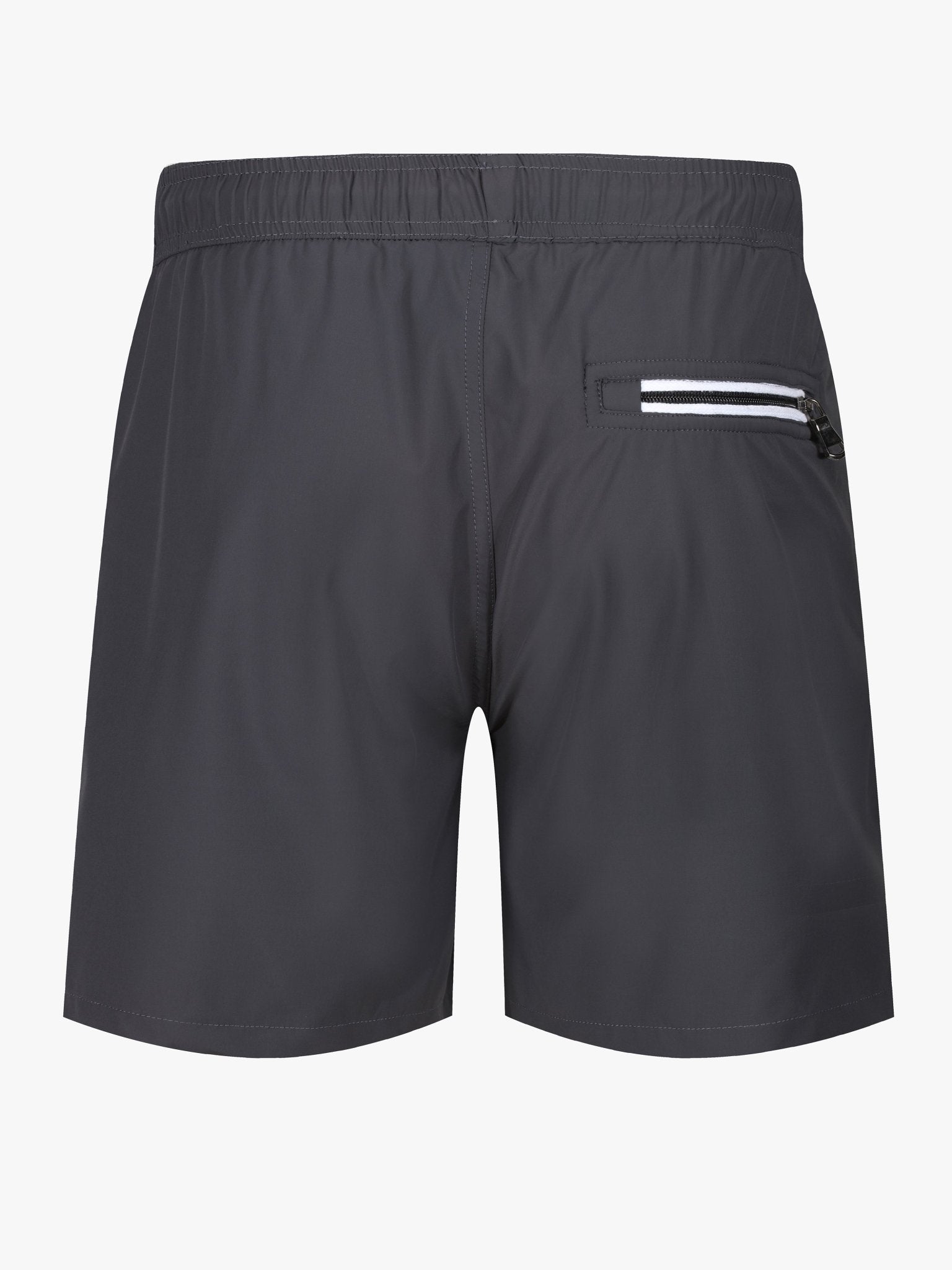 Luxury Embroidered Swim Short - Charcoal (PRE-ORDER ARRIVING 15TH MAY) - Vincentius