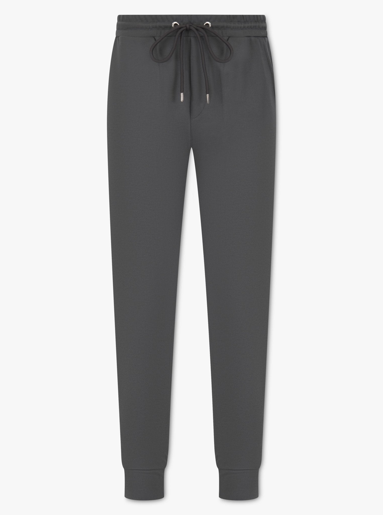 Luxury Nylon Panel Logo Jogger - Charcoal - Vincentius