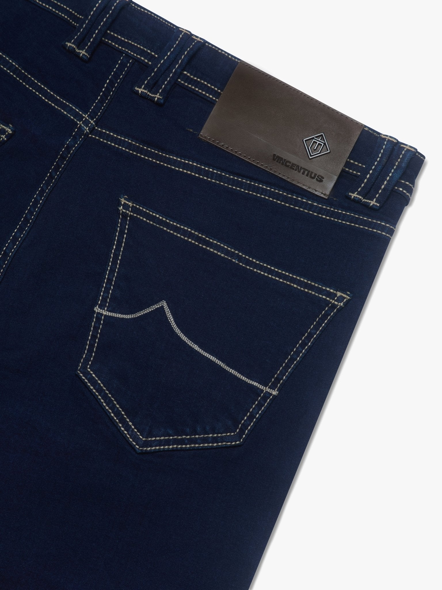 Super Luxury Edition Denim Jeans - Rinse Blue - Vincentius