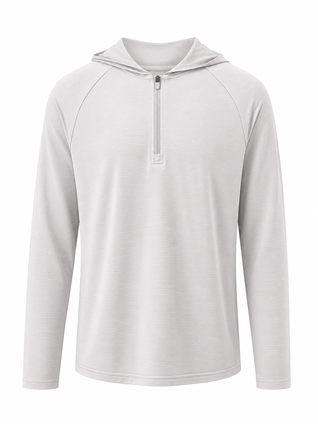 Transitional Performance 1/4 Zip Hoodie - Cement - Vincentius