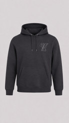 Varsity Luxe Hoodie - Charcoal - Vincentius