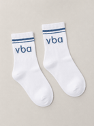 VBA Sport Socks - White/Crystal Blue - Vincentius