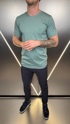 Vincentius Badge T-Shirt - Sage - Vincentius