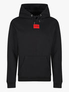 Badge Luxe Hoodie - Black/Red - Vincentius