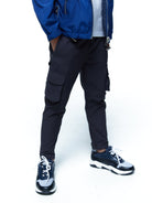 Boy's Charcoal Technical Cargo Pant - Vincentius