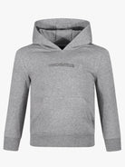 Boy's Double Embroidery Luxe Hoodie - Grey - Vincentius