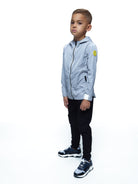 Boy's Grey Active Windbreaker - Vincentius