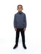 Boys Luxury Graphite/Black Badge Hoodie - Vincentius