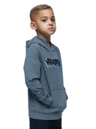 Boy's Luxury Grey Graffiti Hoodie - Vincentius