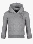 Boy's Monogram Luxe Hoodie - Grey - Vincentius